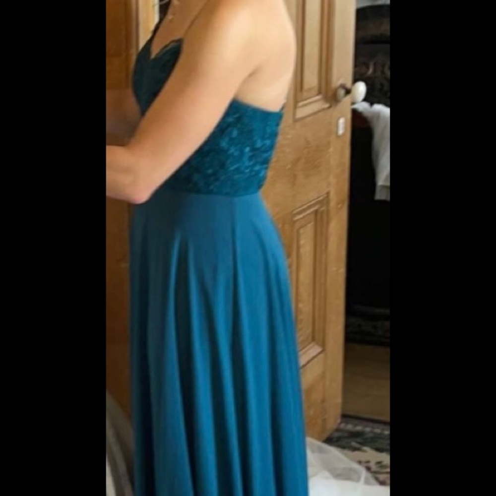 Azazie Sonya Dress in Peacock Color - Picture 16 of 16